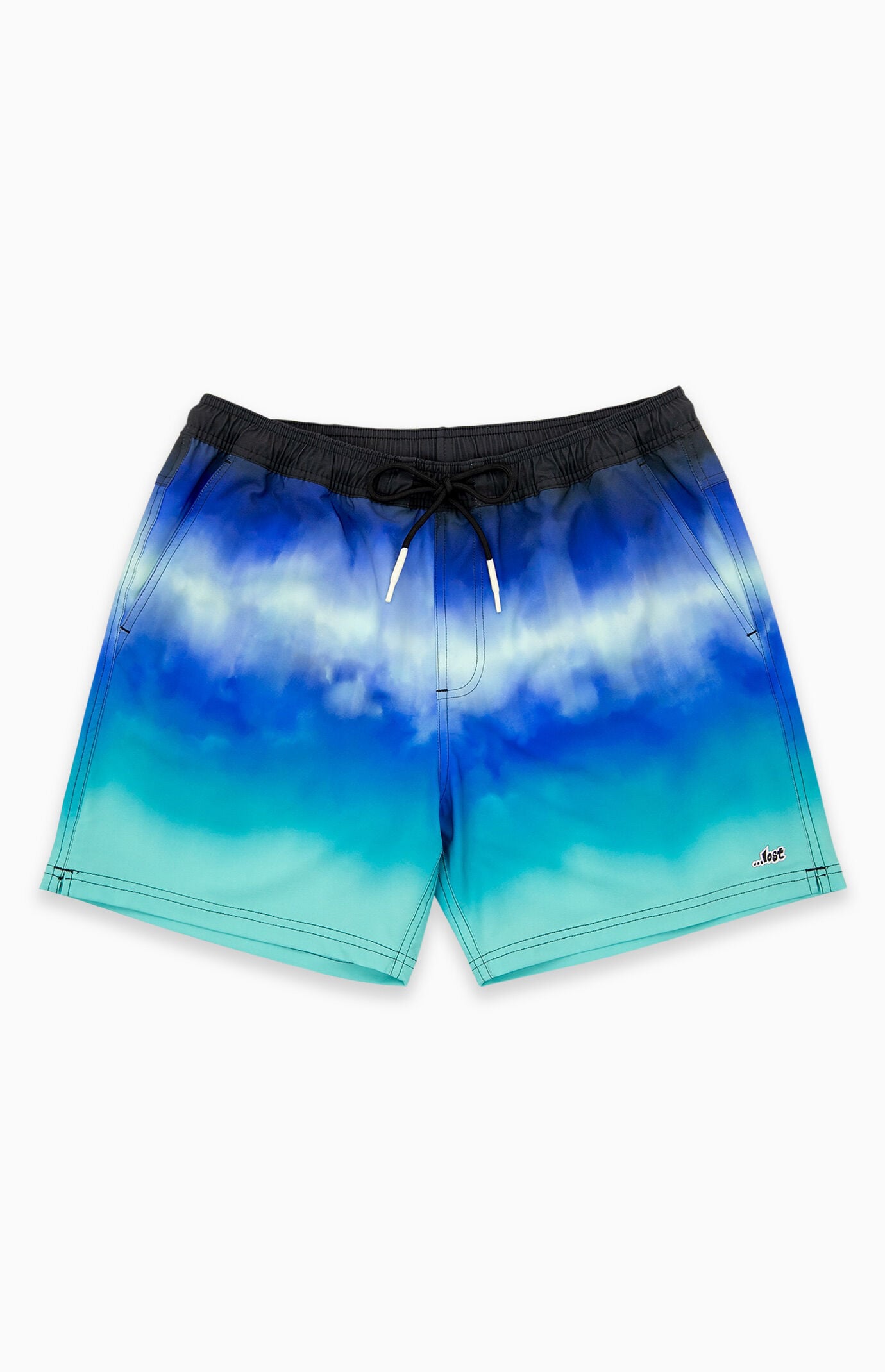 LOST Peril Tie Dye Swim Trunks