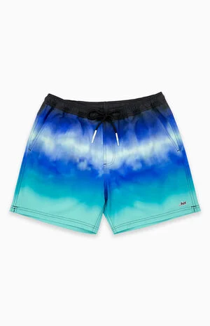 Peril Tie Dye Swim Trunks image number 1