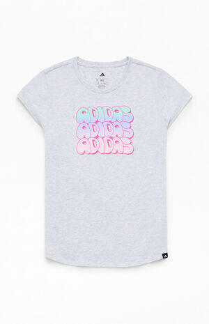 Heather Grey Cap Sleeve T-Shirt image number 1