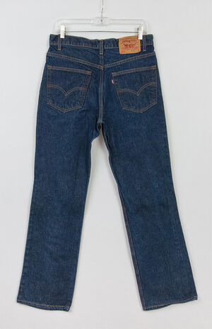 Upcycled Levi's 517 Boot Cut Jeans Upcycled Levi's 517 Boot Cut Jeans image number null