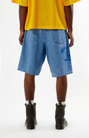 Bronco Baggy Denim Shorts image number 5