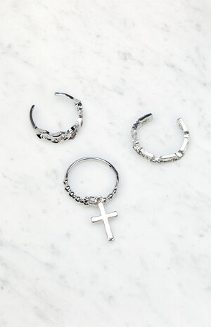 3 Pack Cross Rings image number 1