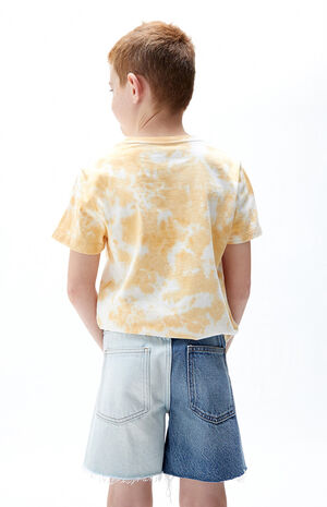 Two-Tone Denim Shorts image number 3