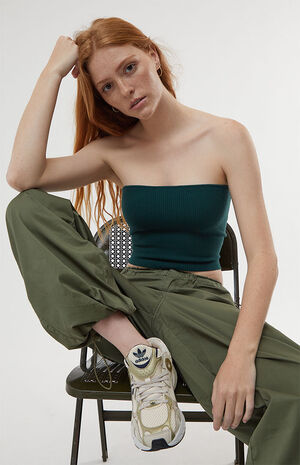 Basic Sweater Tube Top image number 1