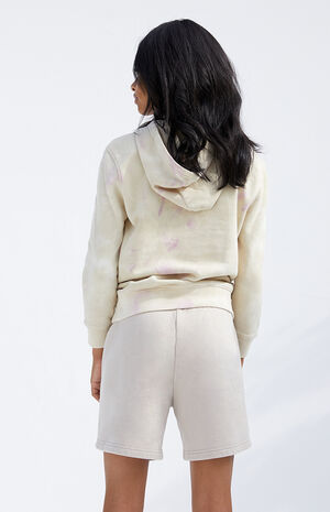 Kids Eco Beige Tie Dye Hoodie image number 4