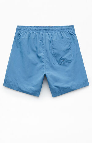 Blue Collegiate 6" Swim Trunks image number 2