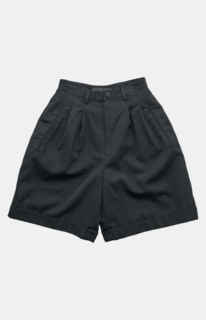 90s Pleated Trouser Shorts image number 1