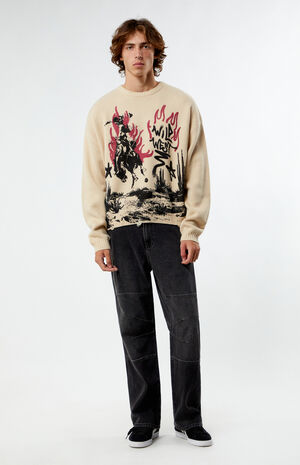 Wild West Cropped Sweater image number 4
