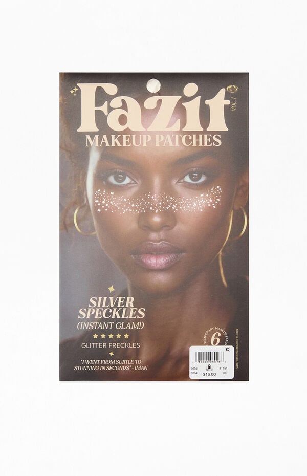 FAZIT BEAUTY Silver Glitter Freckles Makeup Patches
