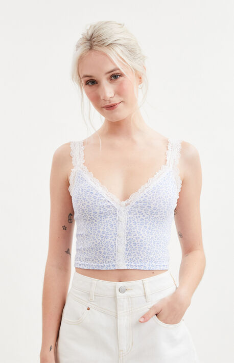 Angel Button Tank Top