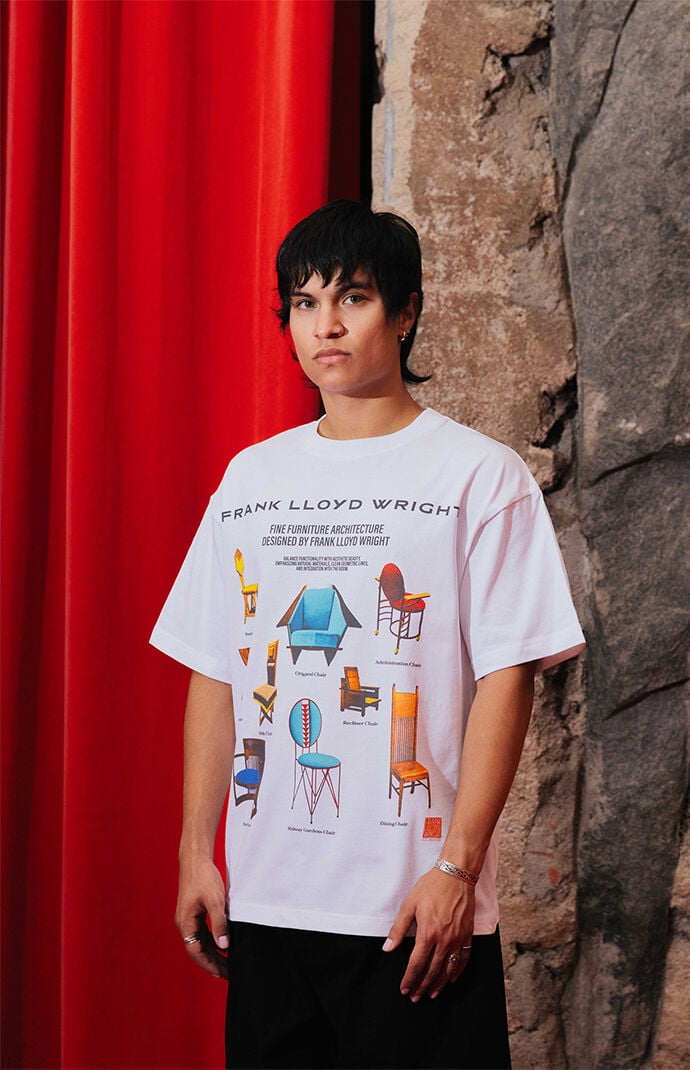 PacSun Frank Lloyd Wright Fine Furniture T-Shirt