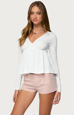 Kenzie Long Sleeve Babydoll Top image number 2