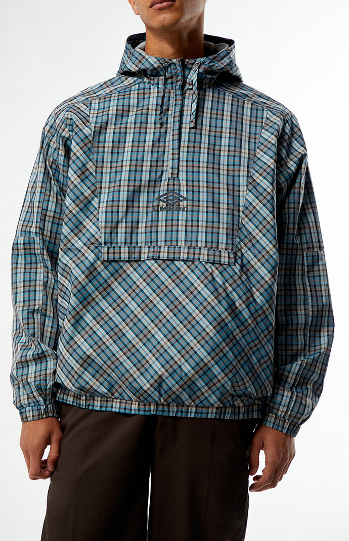 Umbro Checked Partial Zip Up Jacket | Pacsun