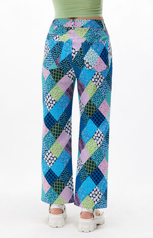 Organic Patchwork Print Trousers image number 4