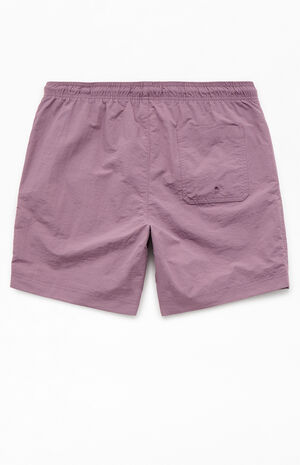Lavender Collegiate 6.5'' Swim Trunks image number 2