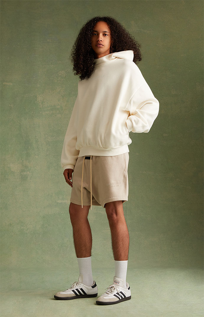 Fear of God Essentials Cloud Dancer Hoodie | PacSun