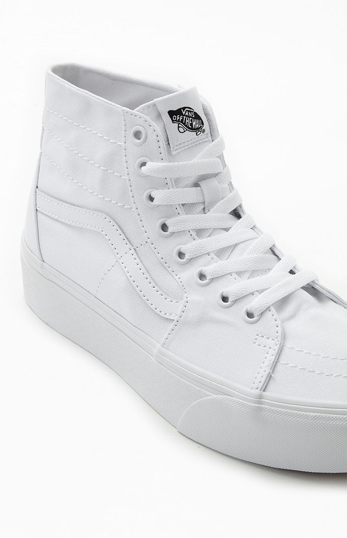 Vans White Sk8 Hi Tapered Stackform Sneakers PacSun