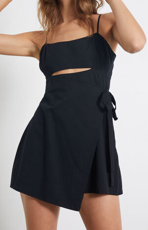 Peek-A-Boo Wrap Skort Dress image number 2