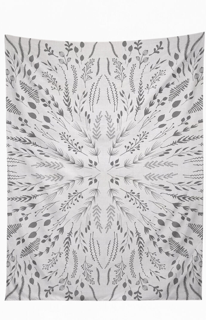 Gray Maze Tapestry