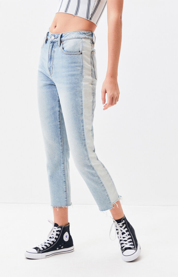 pacsun two tone jeans