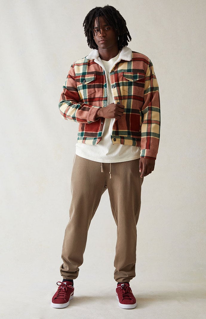 PacSun Washed Tan Sweatpants PacSun
