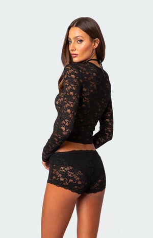 Estella Sheer Lace Top image number 4