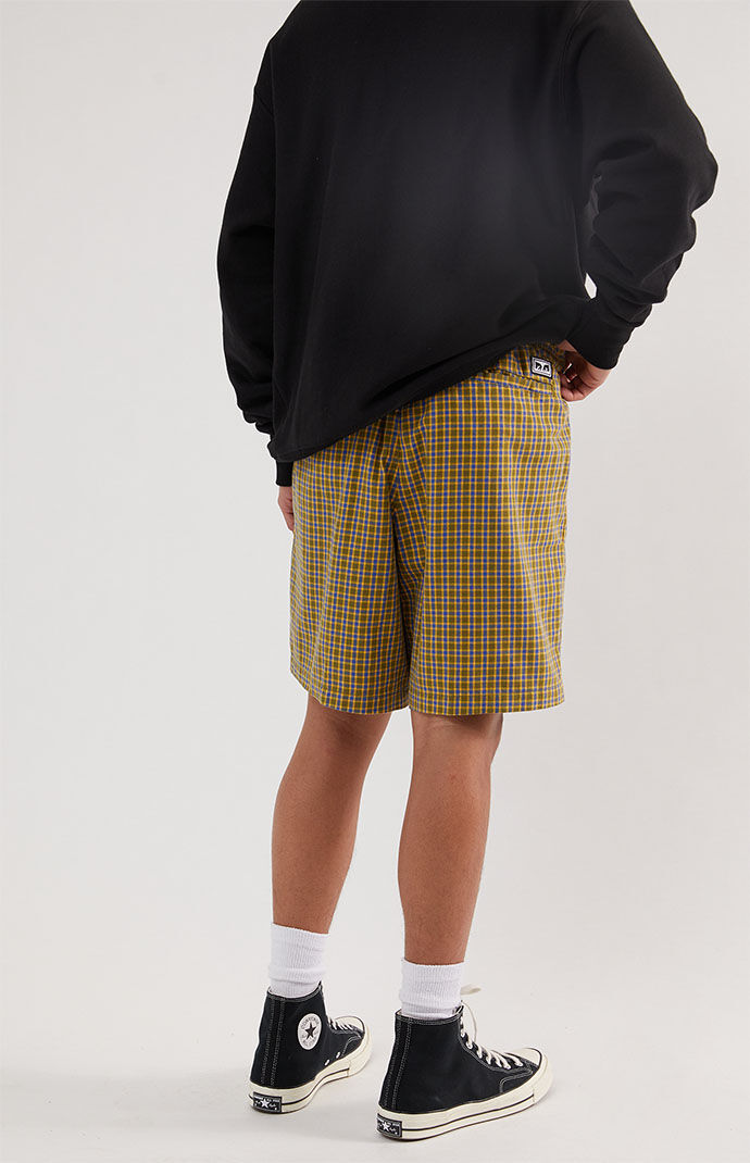 Obey Easy Reason Plaid Shorts PacSun