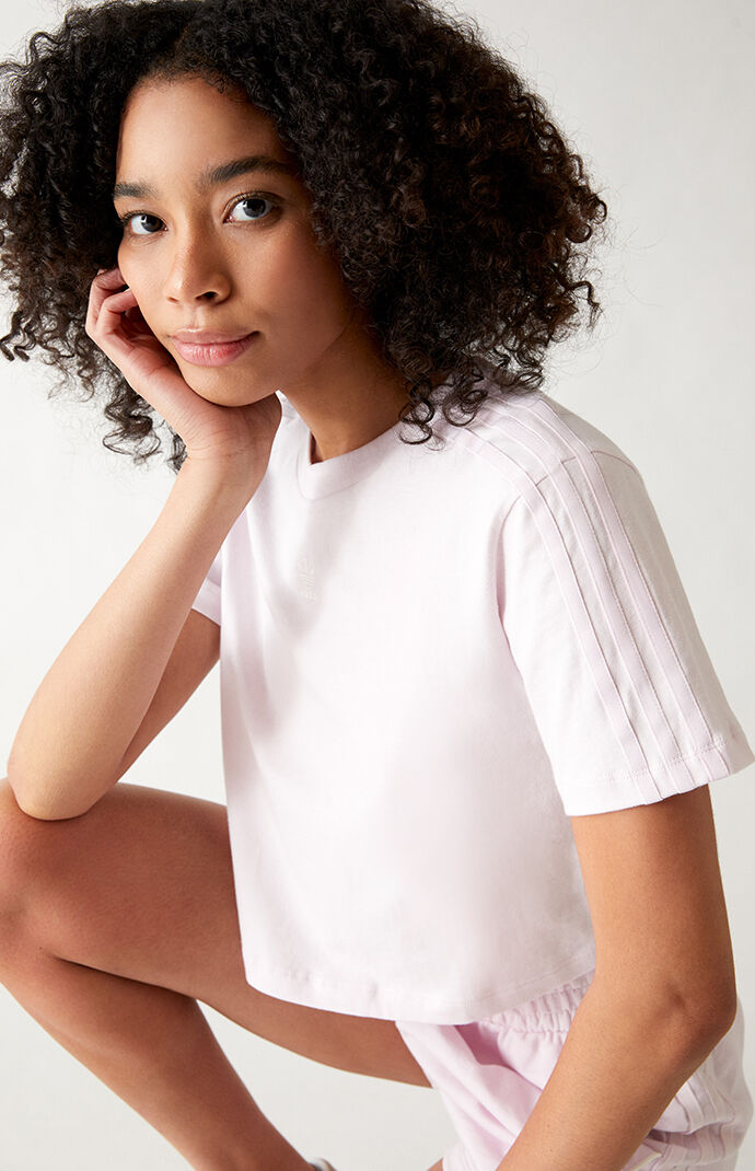 Pearl Tennis Luxe Cropped T-Shirt