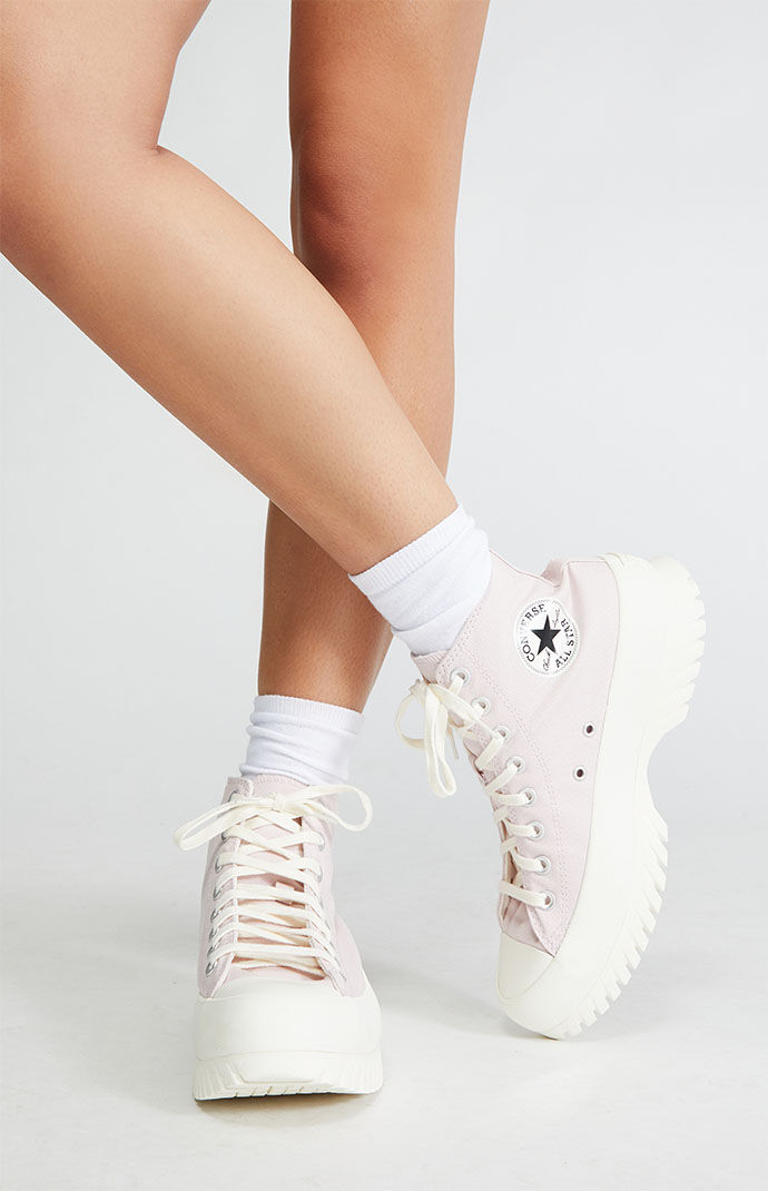 Converse Women s Pink Chuck Taylor All Star Lugged 2.0 High Top