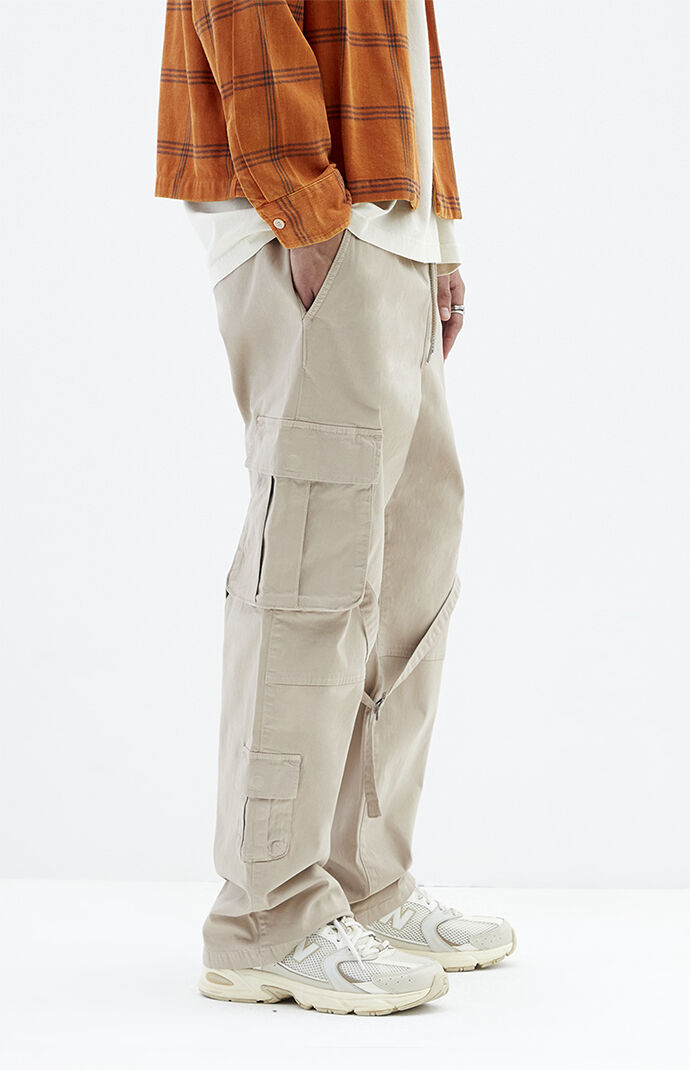 Tan Skinny Jogger Pants