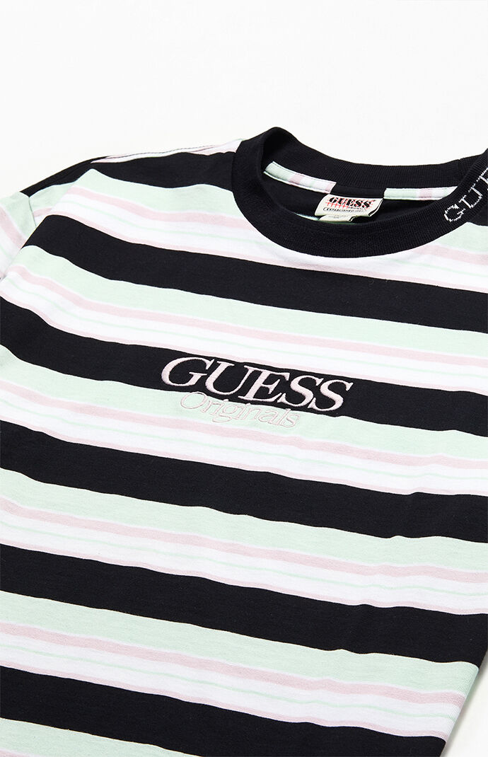 Guess striped shirt pacsun outlet