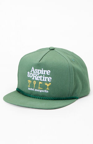 Aspire To Retire Snapback Hat image number 4