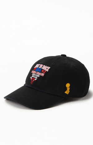 Bulls Back To Back Strapback Dad Hat Bulls Back To Back Strapback Dad Hat image number null