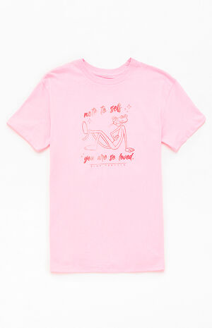 Kids Pink Panther Note To Self T-Shirt image number 1