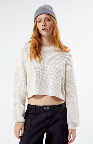 Babe Waffle Knit Sweater image number 1