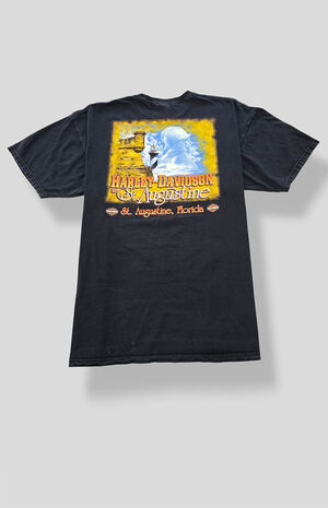 Upcycled St. Augustine Harley Davidson T-Shirt image number 1