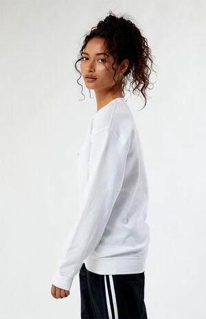 Double Bow Embroidered Crew Neck Sweatshirt image number 3