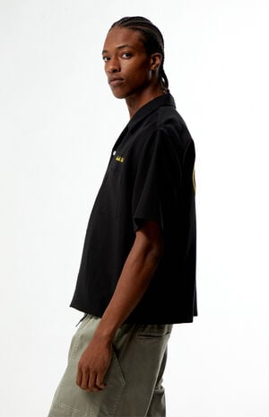 Ribbon Woven Camp Shirt image number 3