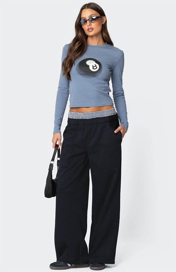 ★INSTANTFUNK★Pigeudaing standard sweat pants Edikted Gingham Boxer Detail Sweatpants | PacSun
