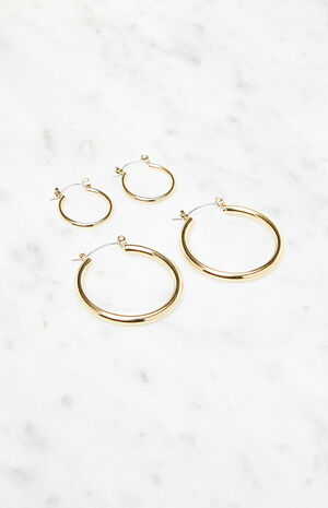 2 Pack Hoop Earrings image number 2