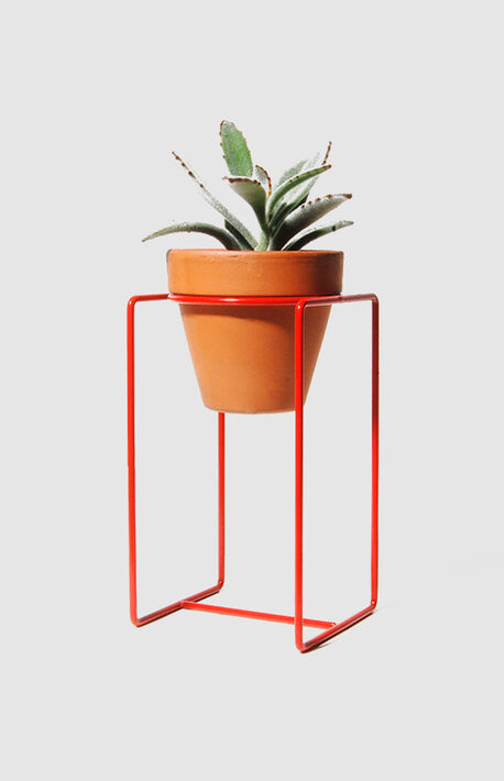 Red Desk Planter