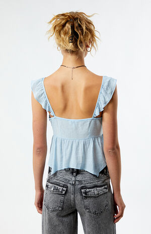 Flutter Sleeve Babydoll Top image number 3