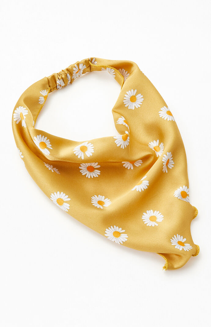 Yellow Daisy Headwrap