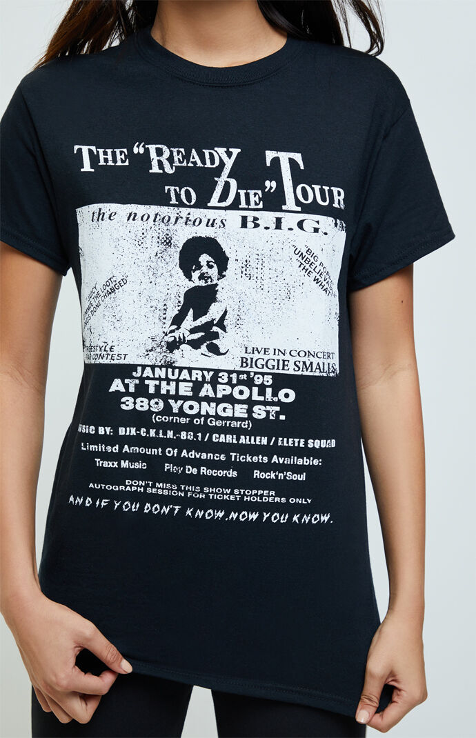Biggie Ready to Die Tour T-Shirt