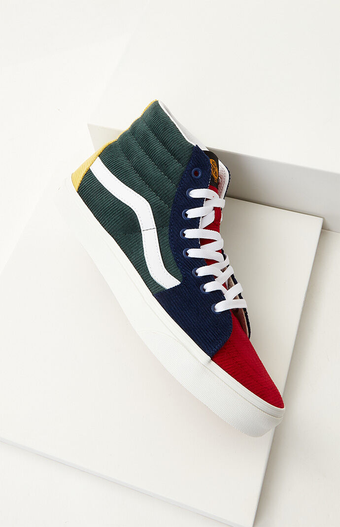 Vans Sk8 Hi Mixed Corduroy Shoes PacSun