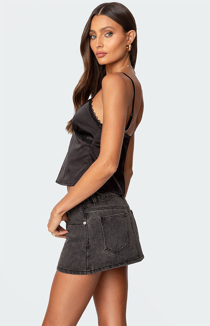 Edikted Imani Satin Tank Top | Pacsun