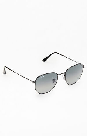 RB3548 Black Hexagonal Sunglasses image number 3