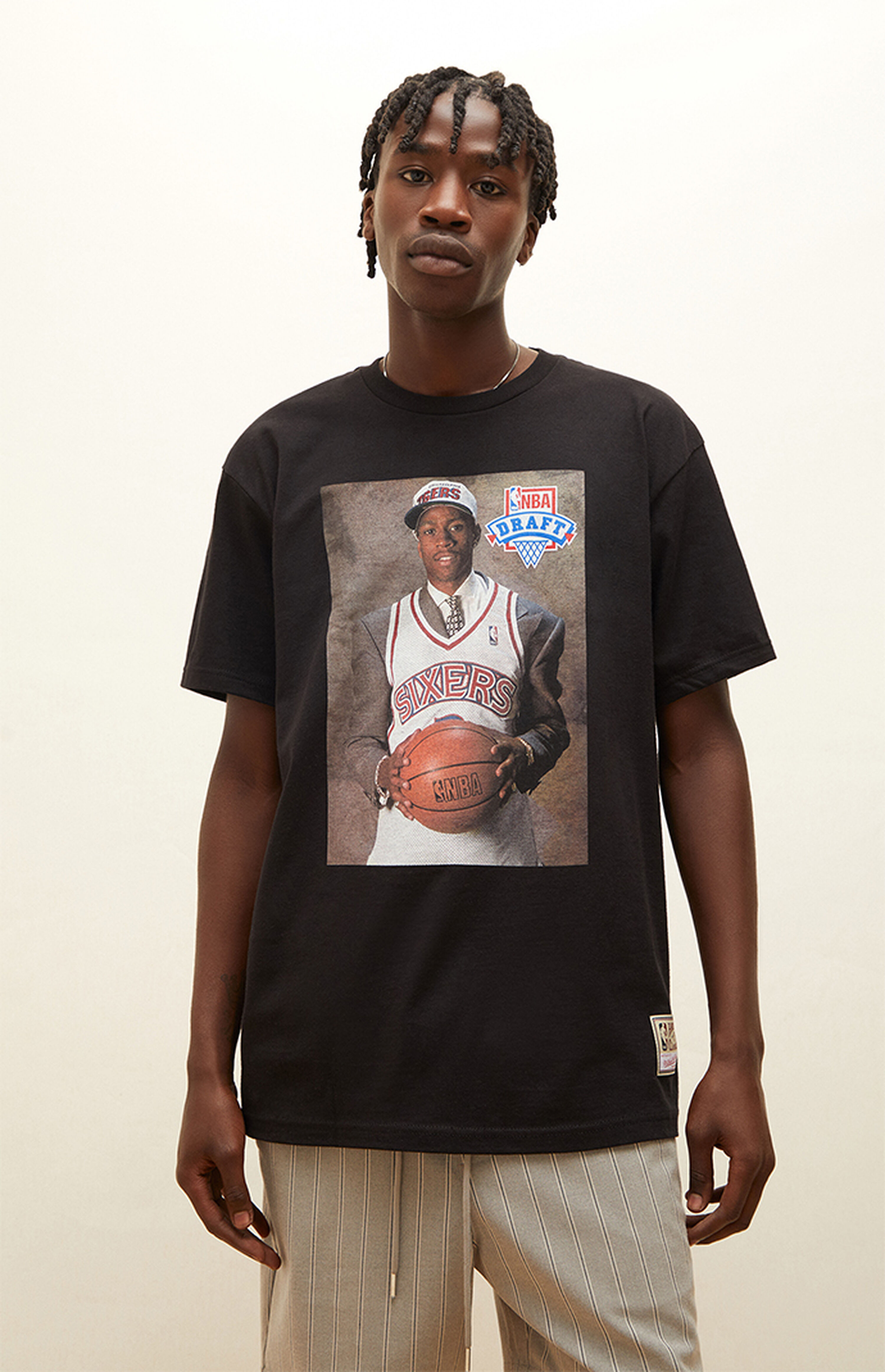 Mitchell & Ness Draft Day Iverson T-Shirt | PacSun