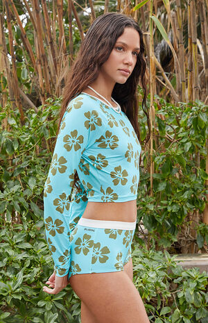 Last Summer Long Sleeve Cropped Rashguard image number 3
