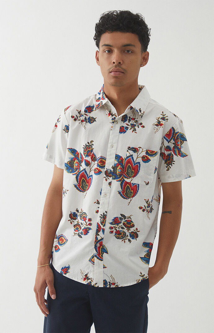 Charter Print Woven Camp Shirt